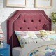 Grace Button Tufted Arched Bridge Twin-sized Headboard - Thumbnail 3