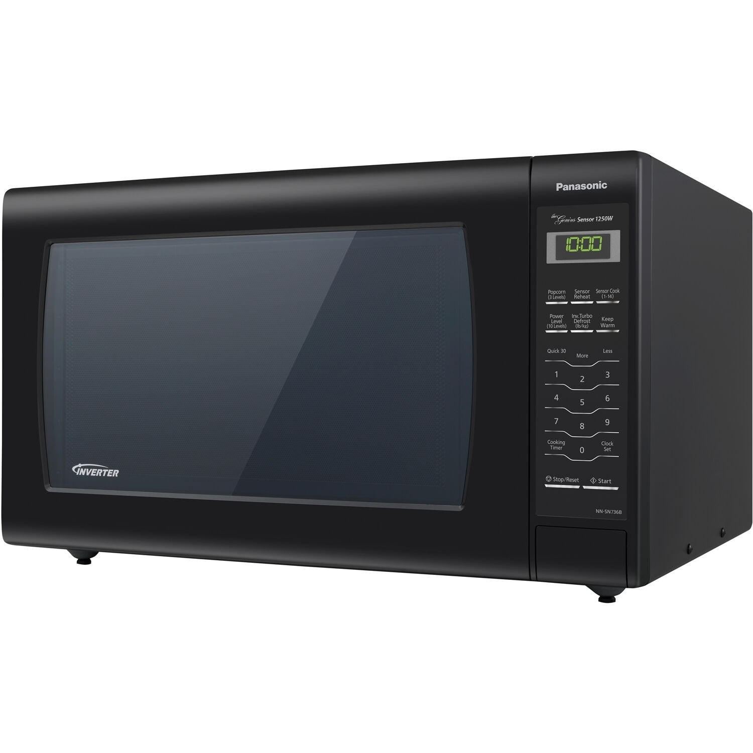 Shop 1 6 Cu Ft 1250w Genius Sensor Countertop Microwave Oven