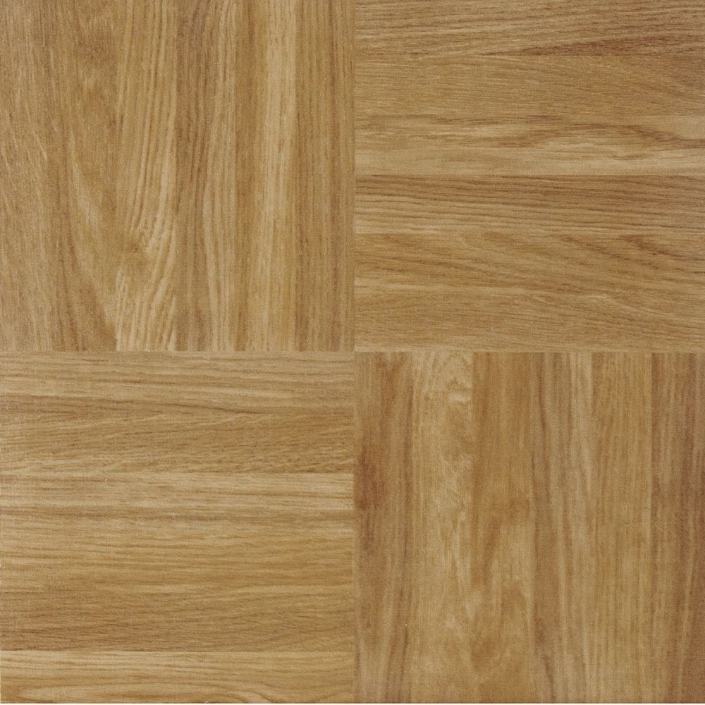 Achim Retro 12x12 Self Adhesive Vinyl Floor Tile - Blonde Herringbone - 20 Tiles/20 Sq. ft.