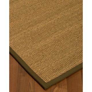 Seagr Made In Usa Rugs Area For Less Handcrafted Costa Rica Natural Seagr Rug Taupe Binding