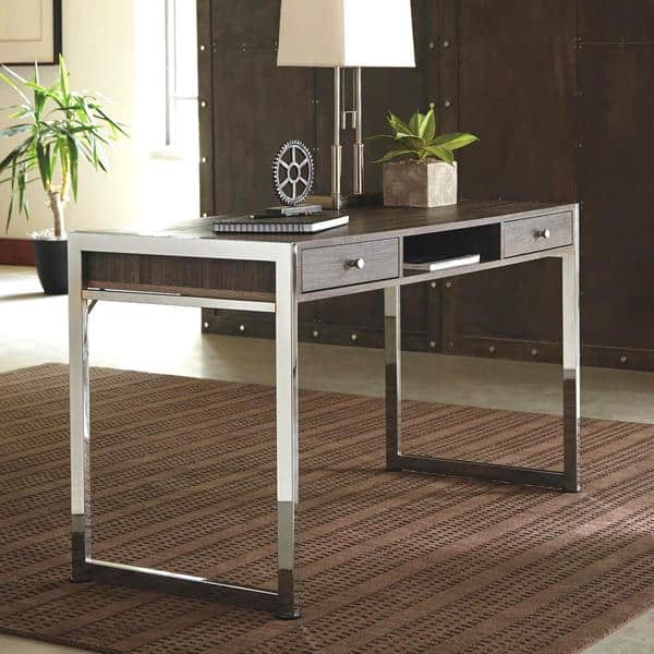 Shop Modern Design Home Office Writing Computer Desk With Drawers