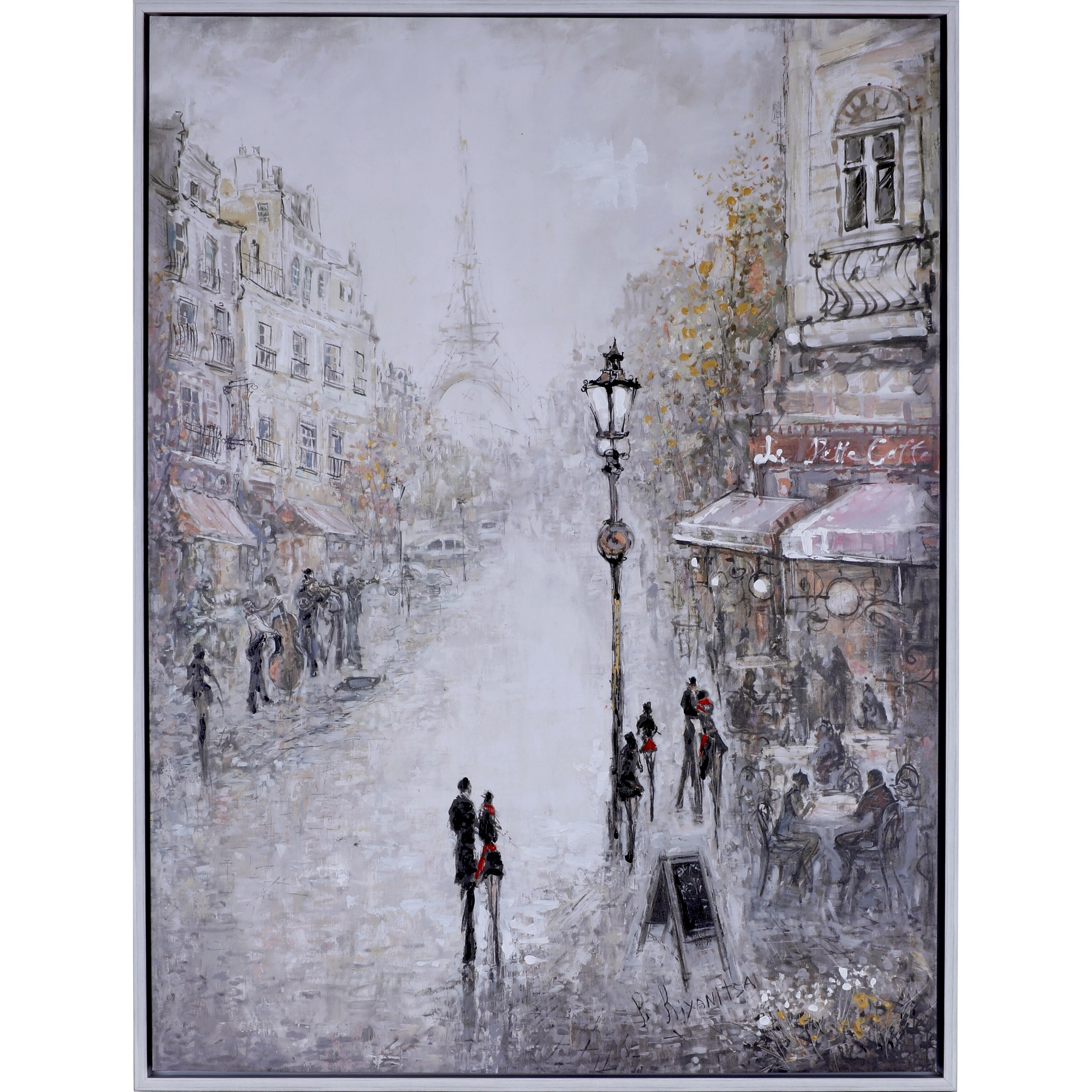 Shop Paris Lovers Canvas Art Overstock 11818418