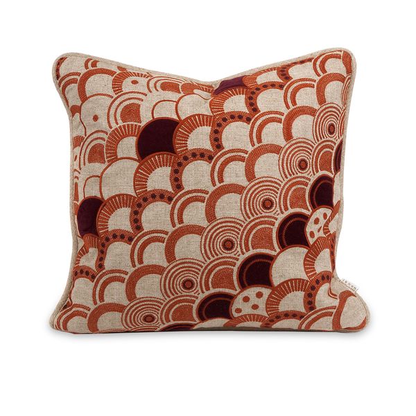 IK Haliea Embroidered Throw Pillow w/ Down Insert