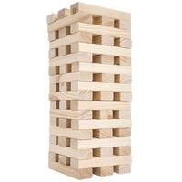 Nontraditional Giant Wooden Blocks Tower Stacking Game, Outdoor Yard Game by Hey! Play!