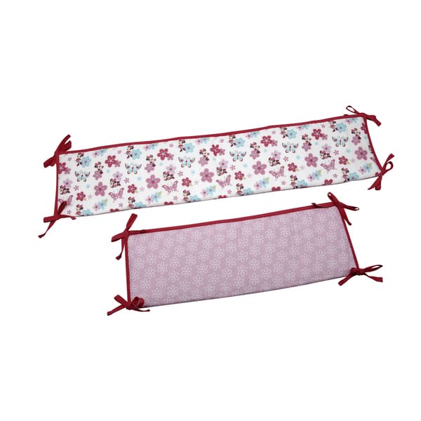 Shop Disney Baby Minnie S Garden Portable Crib Bumper Overstock