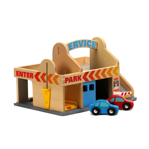 Shop Melissa Doug Service Station Parking Garage Free Shipping