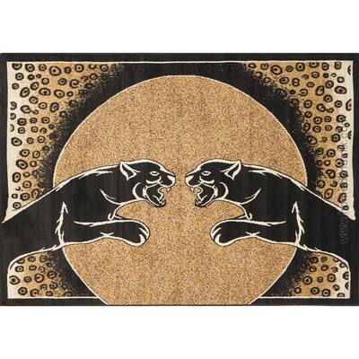 Home Dynamix Zone Collection Transitional Tan Area Rug (5'2 x 7'4) - 5'2" x 7'4"