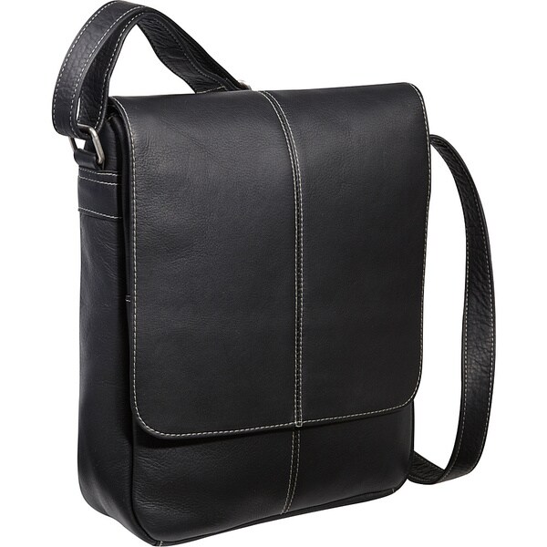 le donne leather messenger bag