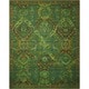 preview thumbnail 2 of 14, Nourison Timeless Area Rug 5'6" x 8' - Green - Rectangle