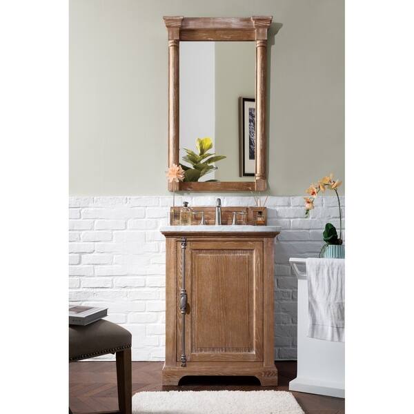 shop providence 26" single vanity cabinet, driftwood - free