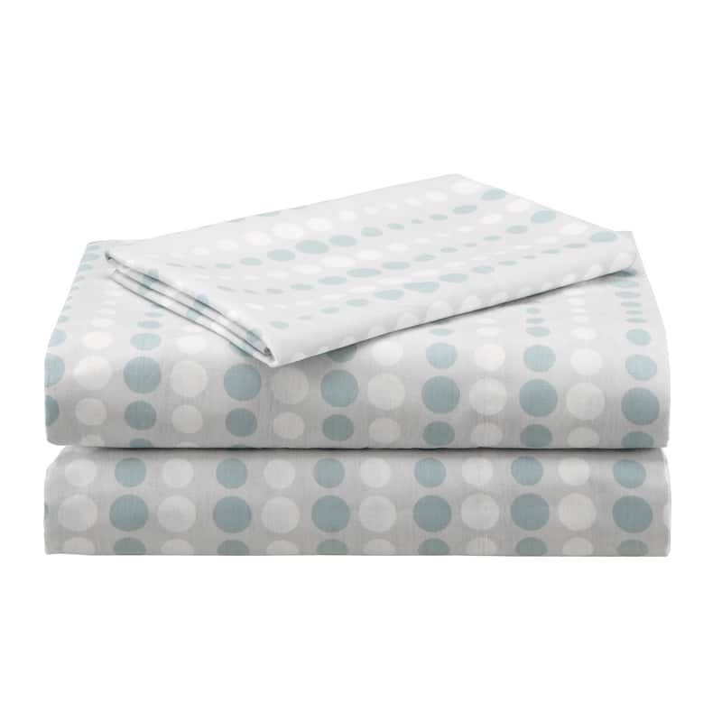 Madison Park Essentials Covina Aqua Complete Comforter Set with Cotton Bed Sheets