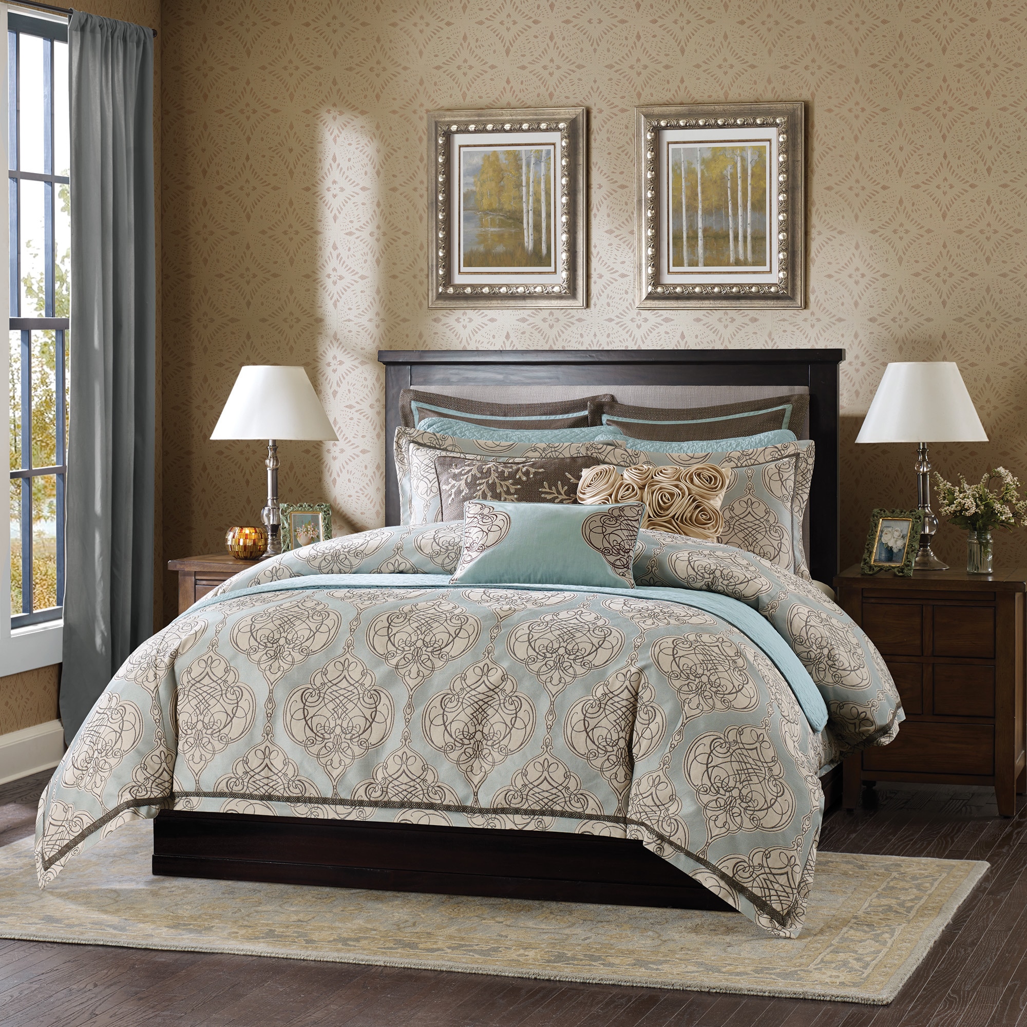 Hampton Hill Westminster 9piece Comforter Set Multicolor