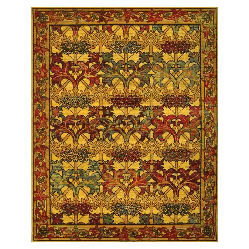 Nourison Timeless TML01 Area Rug - 7'9" x 9'9" - Yellow - Rectangle