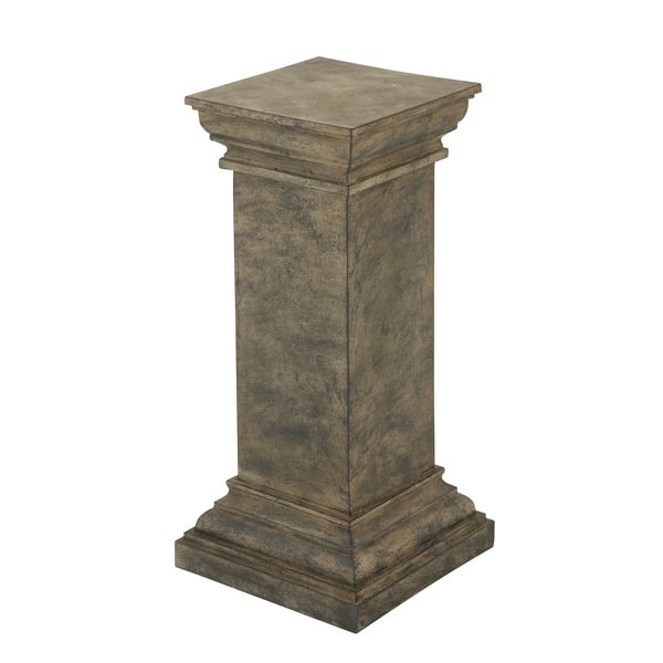 Black Urn Planter Pedestal - Overstock - 11819956