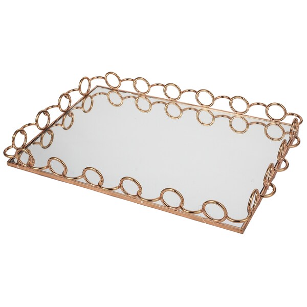 Shop Mirrored Gallery Tray Free Shipping Today 11820231