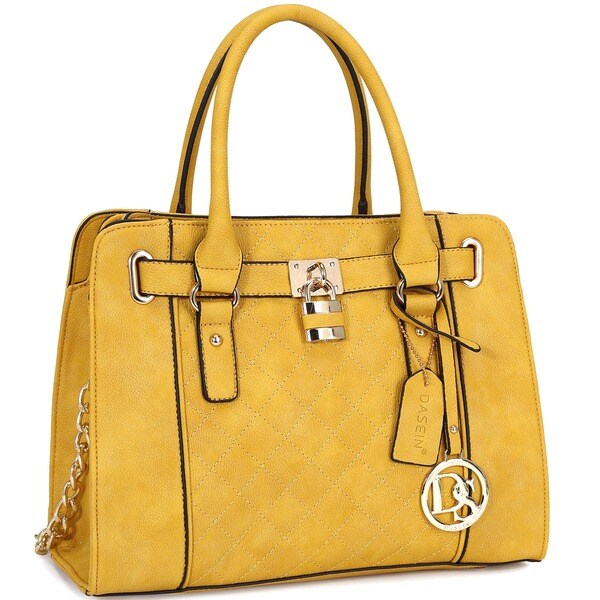 Shop Dasein Medium Satchel Handbag with Shoulder Strap - Free Shipping Today - www.bagssaleusa.com ...