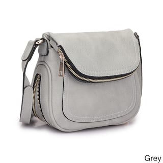 Grey Handbags Our Best Clothing Shoes Deals Online At Dasein Front Flap Crossbody Handbag