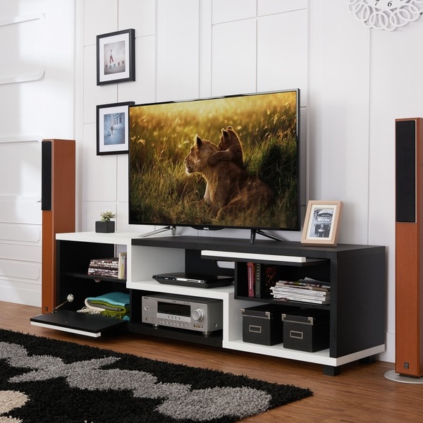 Furniture of America Curie Modern Two-Tone 70-inch TV ...