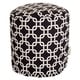preview thumbnail 3 of 16, Majestic Home Goods Links Indoor / Outdoor Ottoman Pouf 16" L x 16" W x 17" H