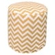 preview thumbnail 13 of 25, Majestic Home Goods Chevron Indoor / Outdoor Ottoman Pouf 16" L x 16" W x 17" H