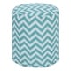 preview thumbnail 25 of 25, Majestic Home Goods Chevron Indoor / Outdoor Ottoman Pouf 16" L x 16" W x 17" H