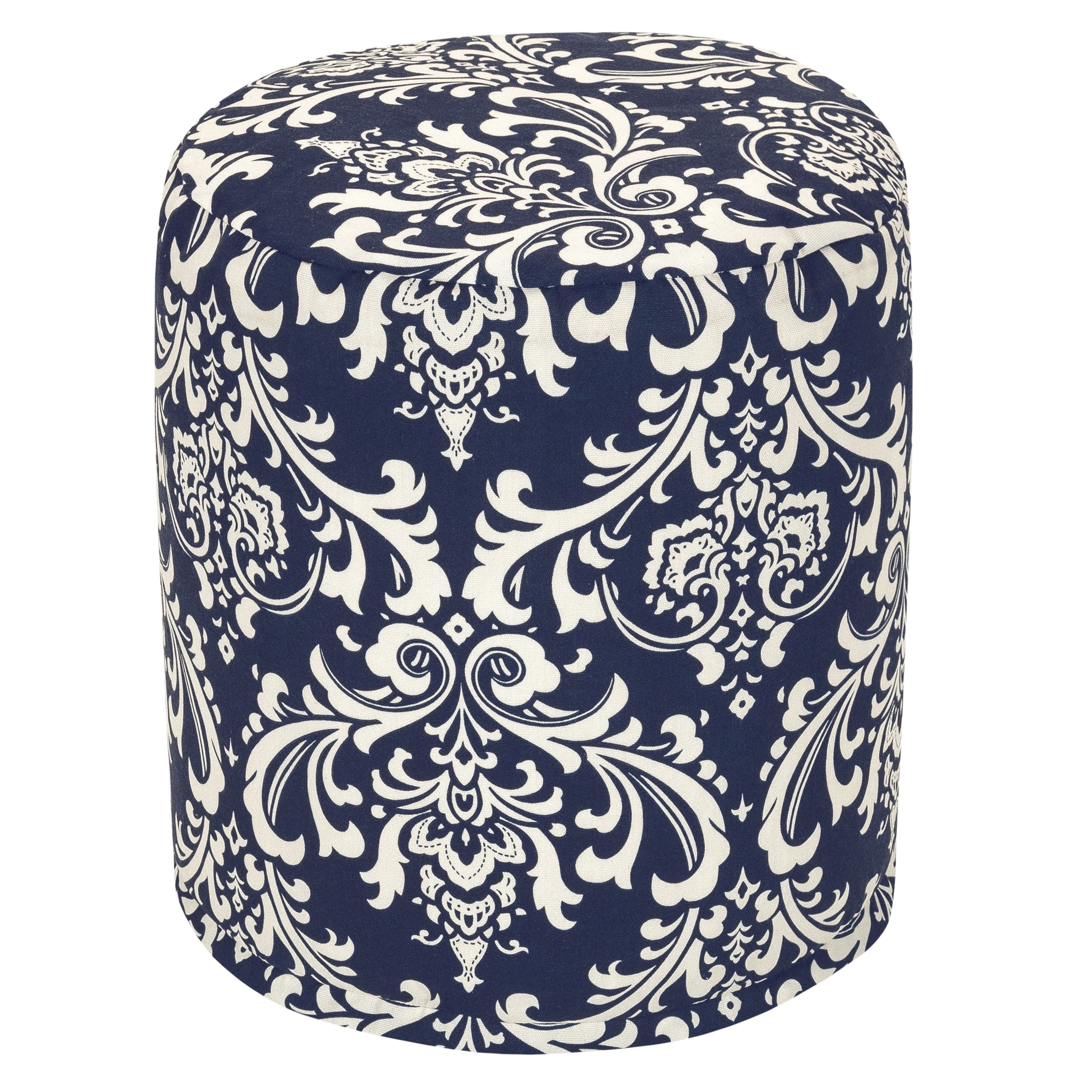 Majestic Home Goods Citrus Ikat Dot Indoor/Outdoor Bean Bag Ottoman Pouf 16 L x 16 W x 17 H Majestic Home Goods LG 85907220470 Majestic Home Goods Citrus Ikat Dot Indoor/Outdoor Bean Bag Ottoman Pouf 16 L x 16 W x 17 H Majestic Home Goods LG 85907220470