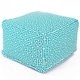 preview thumbnail 9 of 10, Majestic Home Goods Indoor Outdoor Towers Ottoman Pouf 27 in L x 27 in W x 17 in H