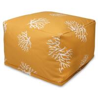 Shop Majestic Home Goods Ikat Dot Ottoman Outdoor Indoor - Free