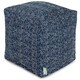 Majestic Home Goods South West Indoor / Outdoor Ottoman Pouf Cube - Thumbnail 1