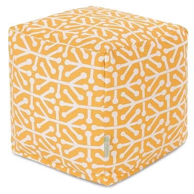 Majestic Home Goods Aruba Indoor / Outdoor Ottoman Pouf Cube