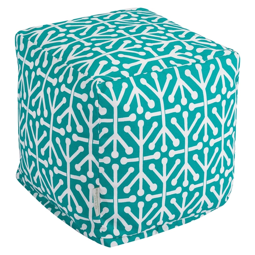 Majestic Home Goods Aruba Indoor / Outdoor Ottoman Pouf Cube