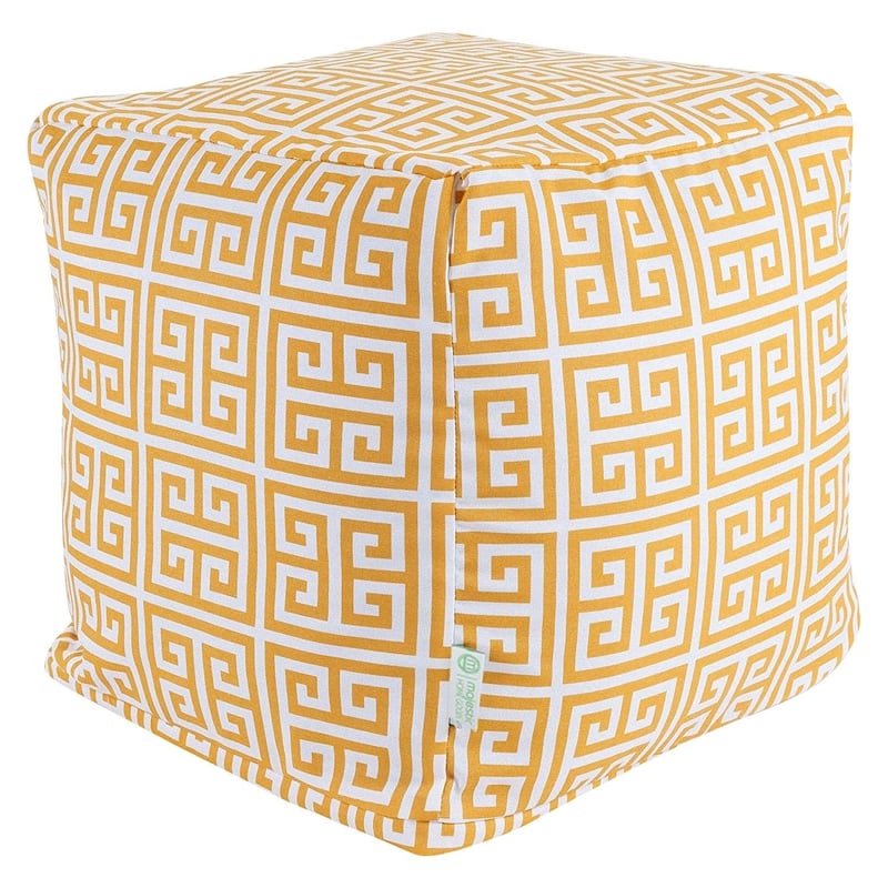 Majestic Home Goods Towers Indoor / Outdoor Ottoman Pouf Cube