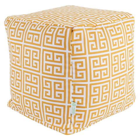 Majestic Home Goods Towers Indoor / Outdoor Ottoman Pouf Cube