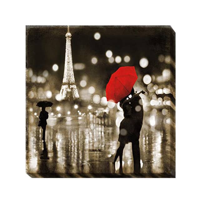 Kate Carrigan 'A Paris Kiss' Canvas Giclee Art