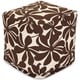 Majestic Home Goods Plantation Indoor / Outdoor Ottoman Pouf Cube - Thumbnail 0