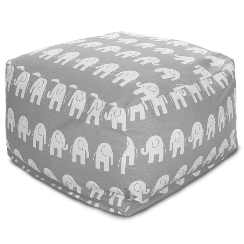 Majestic Home Goods Ellie Ottoman - Gray