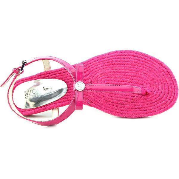 Shop Michael Kors Women S Josie Thong Pink Patent Leather