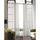 preview thumbnail 2 of 0, Soho Voile Lightweight Sheer Grommet Long-length Curtain Panel Winter White - 1 Panel - 59 x 108