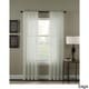 preview thumbnail 7 of 5, Trinity Crinkle Voile Extrawide Sheer Curtain Panel
