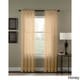 preview thumbnail 4 of 5, Trinity Crinkle Voile Extrawide Sheer Curtain Panel