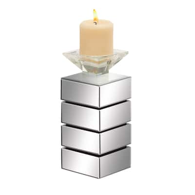 The Impressive Wood Mirror Candle Holder