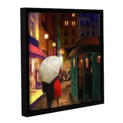 Rick Novak's 'Lovers01' Gallery Wrapped Floater-framed Canvas