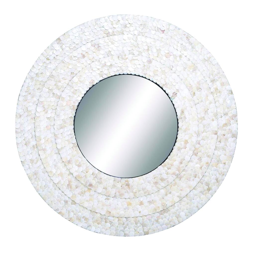 Inlay Mirror Circular Design Smoothly And Expertly Finish