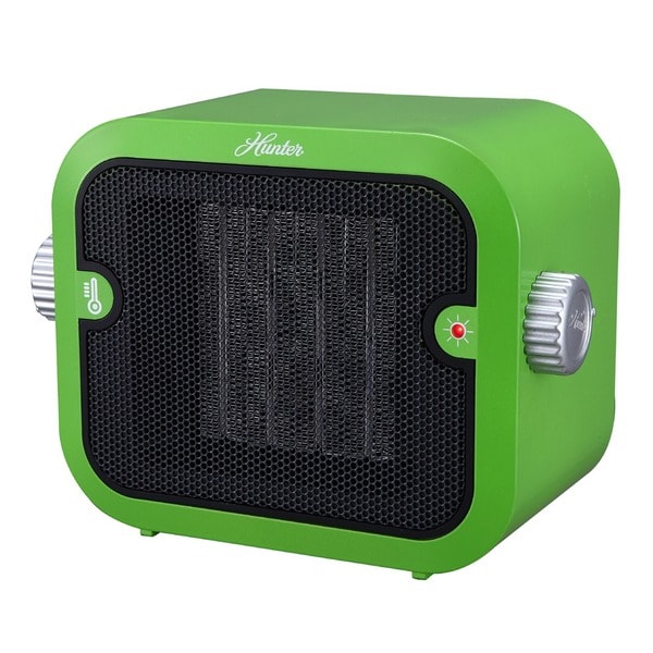 Hunter 1500W Retro Green Ceramic Space Heater