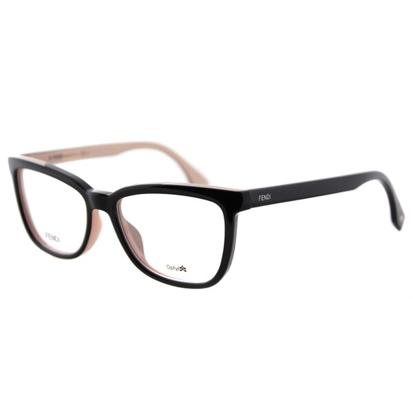 Fendi FF 0122 MG1 Black on Pink Plastic 53mm Eyeglasses