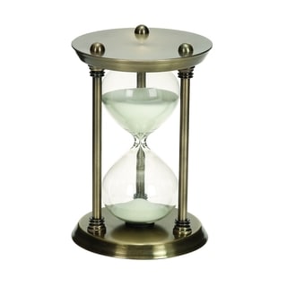 Metal/Glass 30 Minutes Hourglass Half Hour Nautical Ship Sand Timer ...