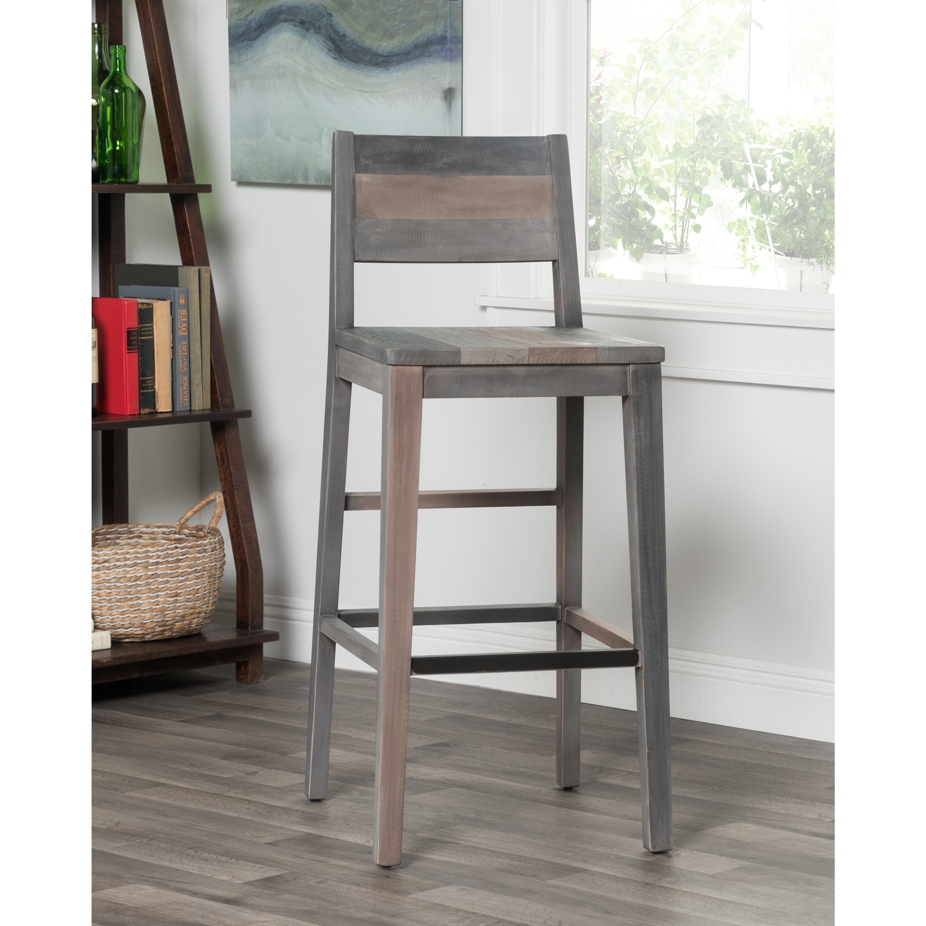 The gray barn fairview 2024 reclaimed wood counter stool