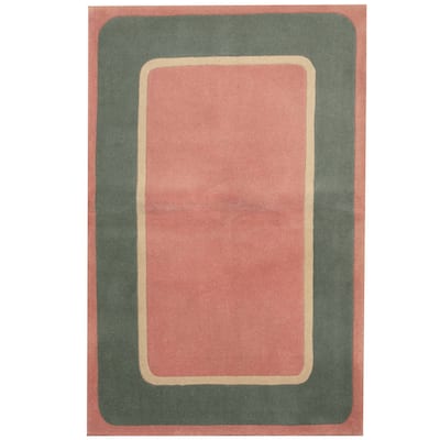 Handmade Tibetan Wool Rug (India) - 3'6 x 5'6