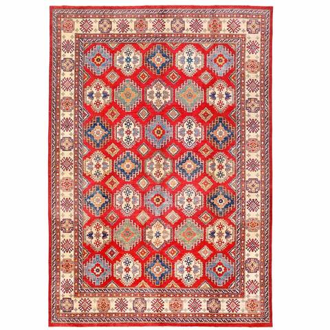 Handmade One-of-a-Kind Kazak Wool Rug (Afghanistan) - 10'5 x 15'4