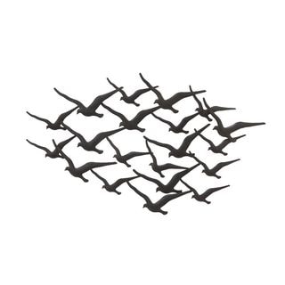 Handcrafted Flock of Metal Flying Birds Wall Art - Free Shipping Today